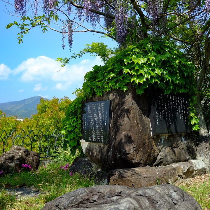大江満雄 四萬十川詩碑（岩崎）の写真